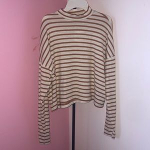 long sleeve striped forever 21 shirt